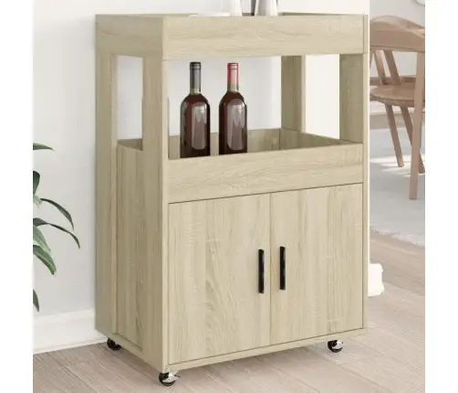 Bāra Ratiņi, Ozolkoka Krāsa, 60X39,5X89 Cm, Inženierijas Koks Vidaxl