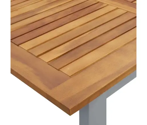 Sodo Valgomojo Komplektas 5 Pcs Pilka Ir Ruda 160 X 80 X 75 Cm