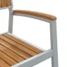 Aia Söögilaudade Komplekt 5 Pcs Hall Ja Pruun 180 X 90 X 75 Cm