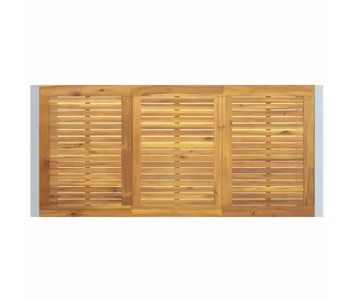 7 Daļu Dārza Ēdamgalds Komplekts No Cietas Akācijas Koka Un Metāla Vidaxl 7 Daļu Dārza Ēdamgalds Komplekts No Cietas Akācijas Koka Un Metāla Vidaxl