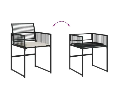 7-Daļīgs Dārza Mēbeļu Komplekts Ar Matračiem, Pe Rotangpalma Vidaxl