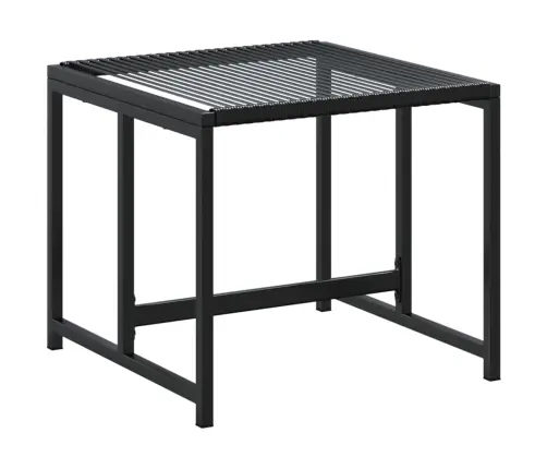 15-Daļīgs Dārza Mēbeļu Komplekts, Melna Pe Rotangpalma Vidaxl