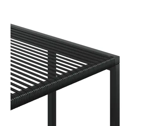 15-Daļīgs Dārza Mēbeļu Komplekts, Melna Pe Rotangpalma Vidaxl