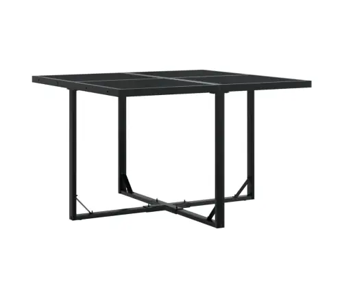 5-Osaline Aiamööbli Komplekt, Must, Polürotang