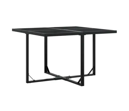 9-Osaline Aiamööbli Komplekt, Must, Polürotang