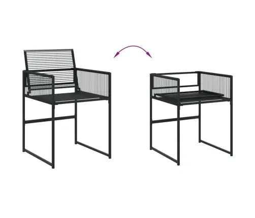 Sodo Komplektas, 13 Dalių, Juodas, Poliratanas