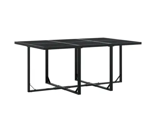 Sodo Komplektas Su Pagalvėlėmis, 11 Dalių, Juodas, Poliratanas