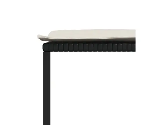 Sodo Komplektas Su Pagalvėlėmis, 11 Dalių, Juodas, Poliratanas