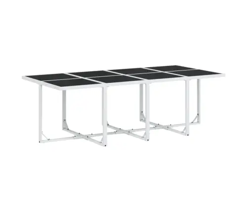 13-Daļīgs Dārza Mēbeļu Komplekts Ar Matračiem, Balts Tekstilēns Vidaxl