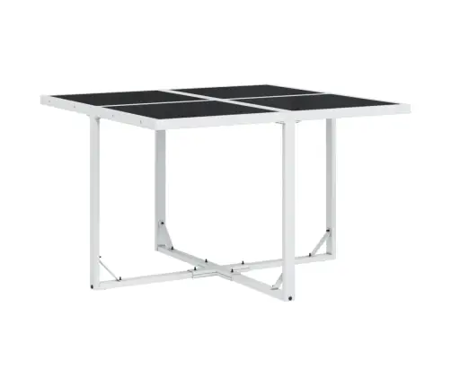 5-Daļīgs Dārza Mēbeļu Komplekts Ar Matračiem, Balts Tekstilēns Vidaxl