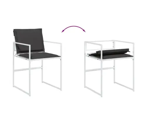 9-Daļīgs Dārza Mēbeļu Komplekts Ar Matračiem, Balts Tekstilēns Vidaxl 9-Daļīgs Dārza Mēbeļu Komplekts Ar Matračiem, Balts Tekstilēns Vidaxl