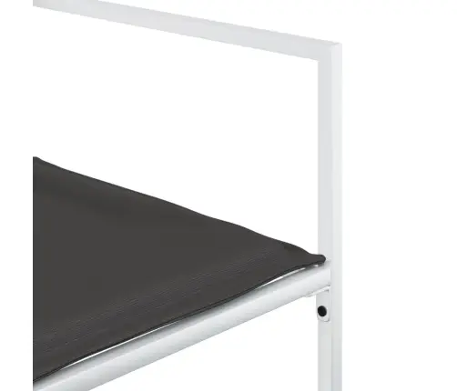 13-Daļīgs Dārza Mēbeļu Komplekts Ar Matračiem, Balts Tekstilēns Vidaxl