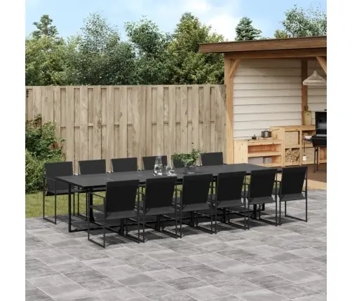 Sodo Komplektas, 13 Dalių, Juodas, Tekstilenas