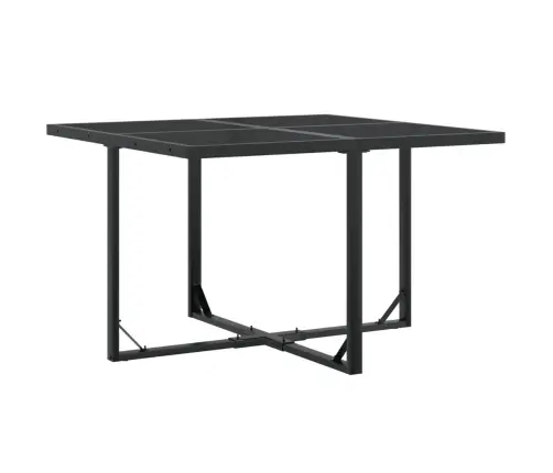 9-Osaline Aia Söögimööbli Komplekt, Must, Tekstileen