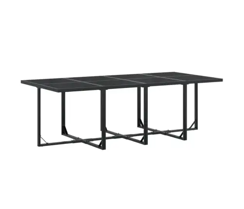 13-Osaline Aia Söögimööbli Komplekt, Must, Tekstileen