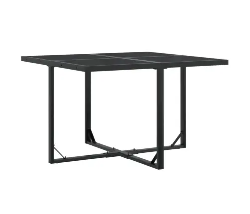 9-Daļīgs Dārza Mēbeļu Komplekts, Melns Tekstilēns Vidaxl