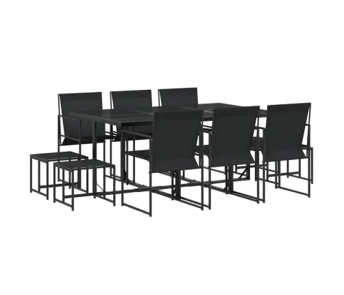 Sodo Komplektas, 11 Dalių, Juodas, Tekstilenas