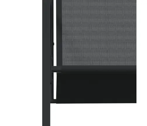 13-Daļīgs Dārza Mēbeļu Komplekts, Melns Tekstilēns Vidaxl