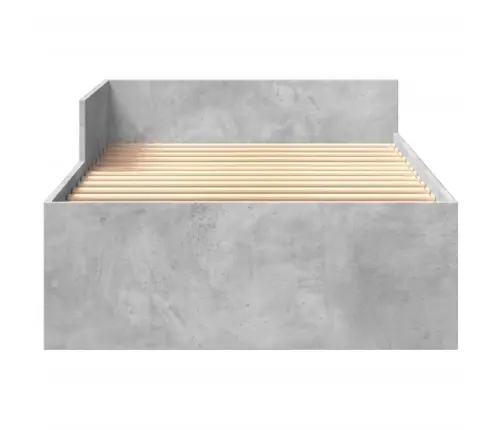 Voodiraam, Betoonhall, 100 X 200 cm Tehispuit