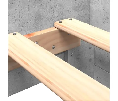 Voodiraam, Betoonhall, 100 X 200 cm Tehispuit