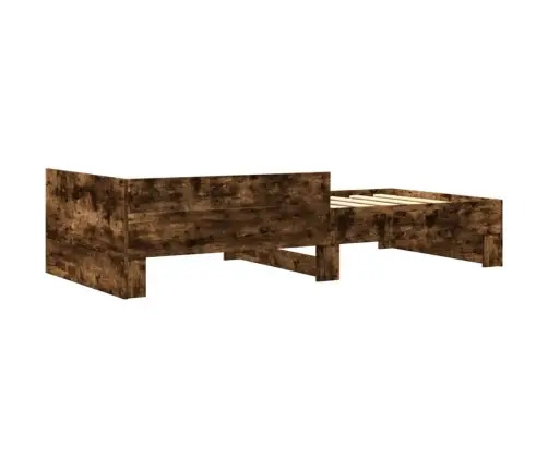 Gulta Bez Matrača, Ozolkoka, 100X200 Cm, Inženierijas Koks Vidaxl