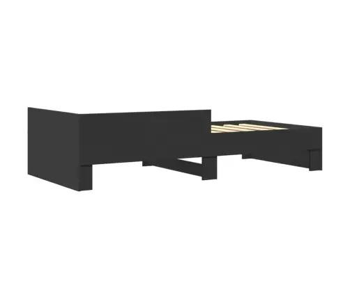 Lovos Rėmas, Juodos Spalvos, 90X200cm Apdirbta Mediena