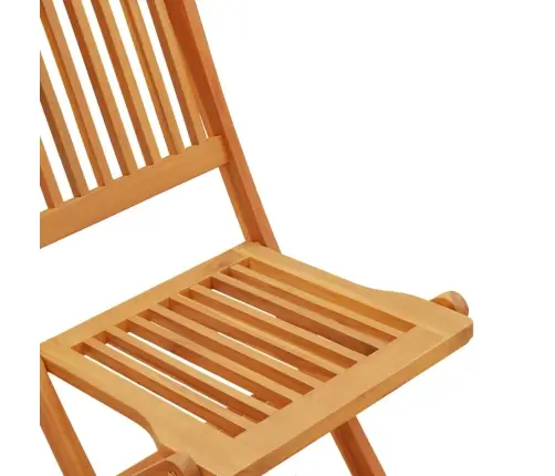 3-Daļīgs Bistro Mēbeļu Komplekts, Saliekams, Akācijas Masīvkoks Vidaxl