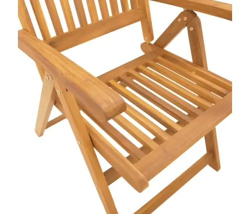 5-Daļīgs Dārza Mēbeļu Komplekts, Akācijas Masīvkoks Vidaxl 5-Daļīgs Dārza Mēbeļu Komplekts, Akācijas Masīvkoks Vidaxl