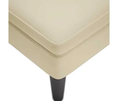 Zvilnis Ar Spilveniem Un Labo Roku Balstu, Krēmkrāsas Audums Vidaxl