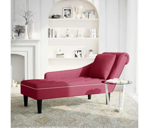 Poilsio Gultas Su Pagalve/Porankiu Dešinėje, Vyno, Aksomas