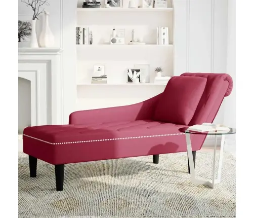 Poilsio Gultas Su Pagalve/Porankiu Dešinėje, Vyno, Aksomas