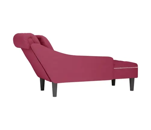 Poilsio Gultas Su Pagalve/Porankiu Dešinėje, Vyno, Aksomas