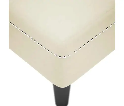 Kanapee Padja Ja Parema Käetoega Kreemjas Samet