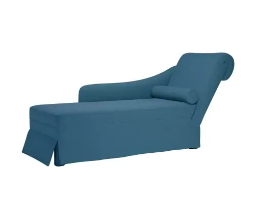 Kanapee Padja Ja Parema Käetoega, Sinine, Samet