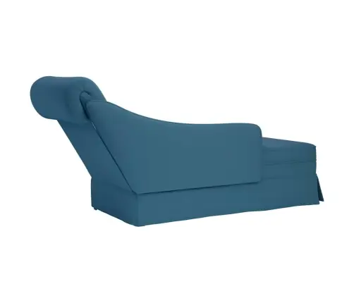 Kanapee Padja Ja Parema Käetoega, Sinine, Samet