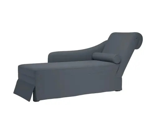 Zvilnis Ar Polsteris Un Labo Roku Balstu, Tumši Pelēks Samts Vidaxl