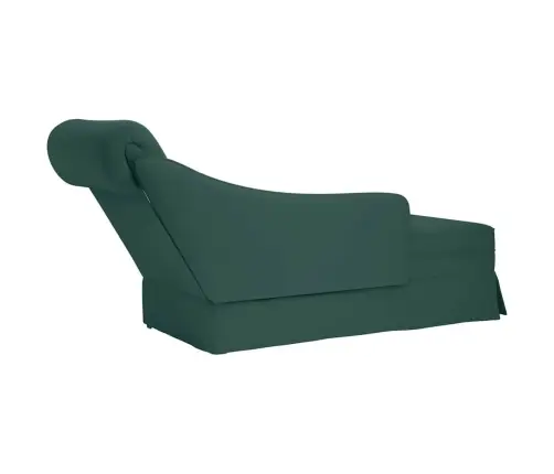 Zvilnis Ar Polsteris Un Labo Roku Balstu, Tumši Zaļš Samts Vidaxl