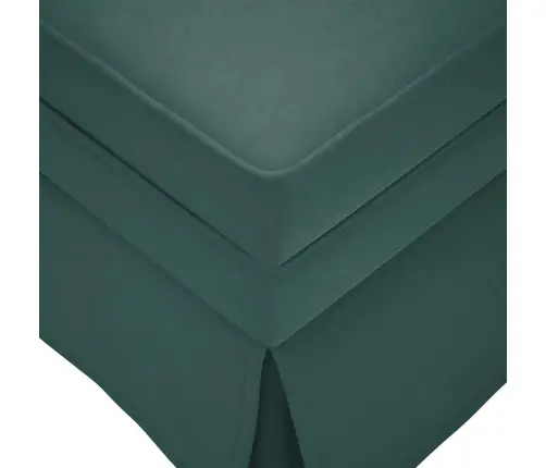 Zvilnis Ar Polsteris Un Labo Roku Balstu, Tumši Zaļš Samts Vidaxl