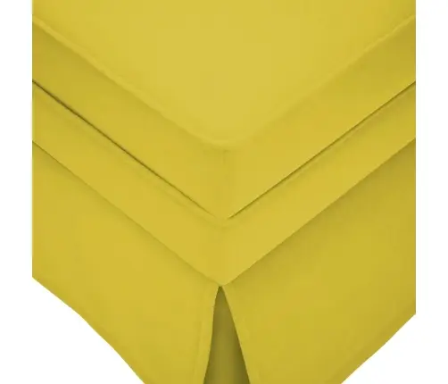 Kanapee Padja Ja Parema Käetoega, Kollane, Samet