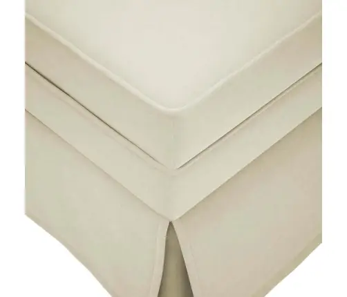 Poilsio Gultas Su Pagalve/Porankiu Dešinėje, Kreminė, Aksomas