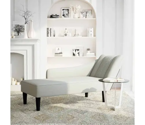 Zvilnis Ar Labo Roku Balstu Gaiši Pelēks Samts Vidaxl