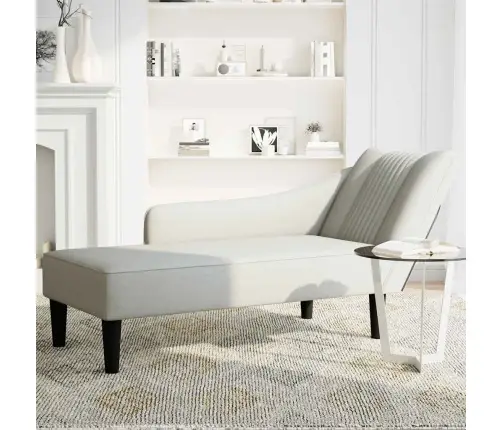 Zvilnis Ar Labo Roku Balstu Gaiši Pelēks Samts Vidaxl