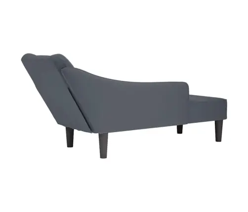 Kanapee Parema Käetoega Tumehalli Samet