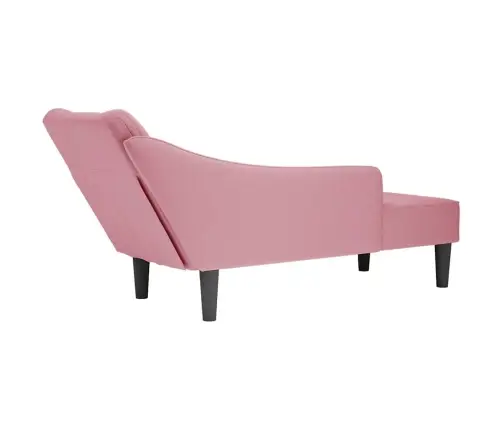 Kanapee Parema Käetoega Roosa Samet