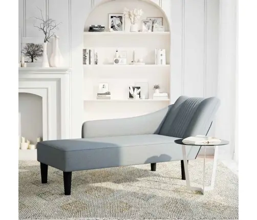 Zvilnis Ar Labo Roku Balstu Gaiši Pelēks Audums Vidaxl