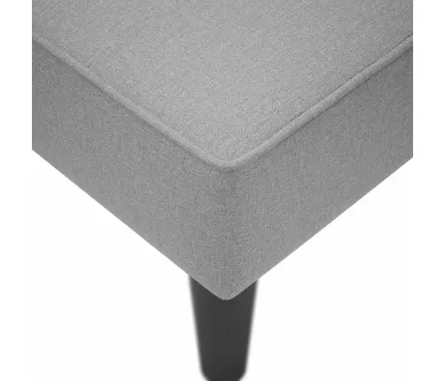 Zvilnis Ar Labo Roku Balstu Gaiši Pelēks Audums Vidaxl