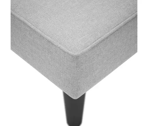 Poilsio Gultas Su Porankiu Dešinėje, Pilka, Audinys