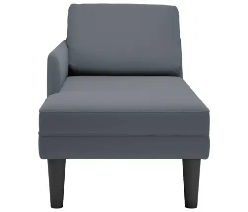 Zvilnis Ar Spilveniem Un Labo Roku Balstu Tumši Pelēks Samts Vidaxl