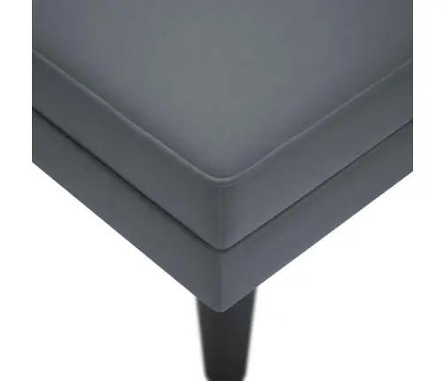 Zvilnis Ar Spilveniem Un Labo Roku Balstu Tumši Pelēks Samts Vidaxl