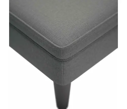 Zvilnis Ar Spilveniem Un Labo Roku Balstu Tumši Pelēks Audums Vidaxl